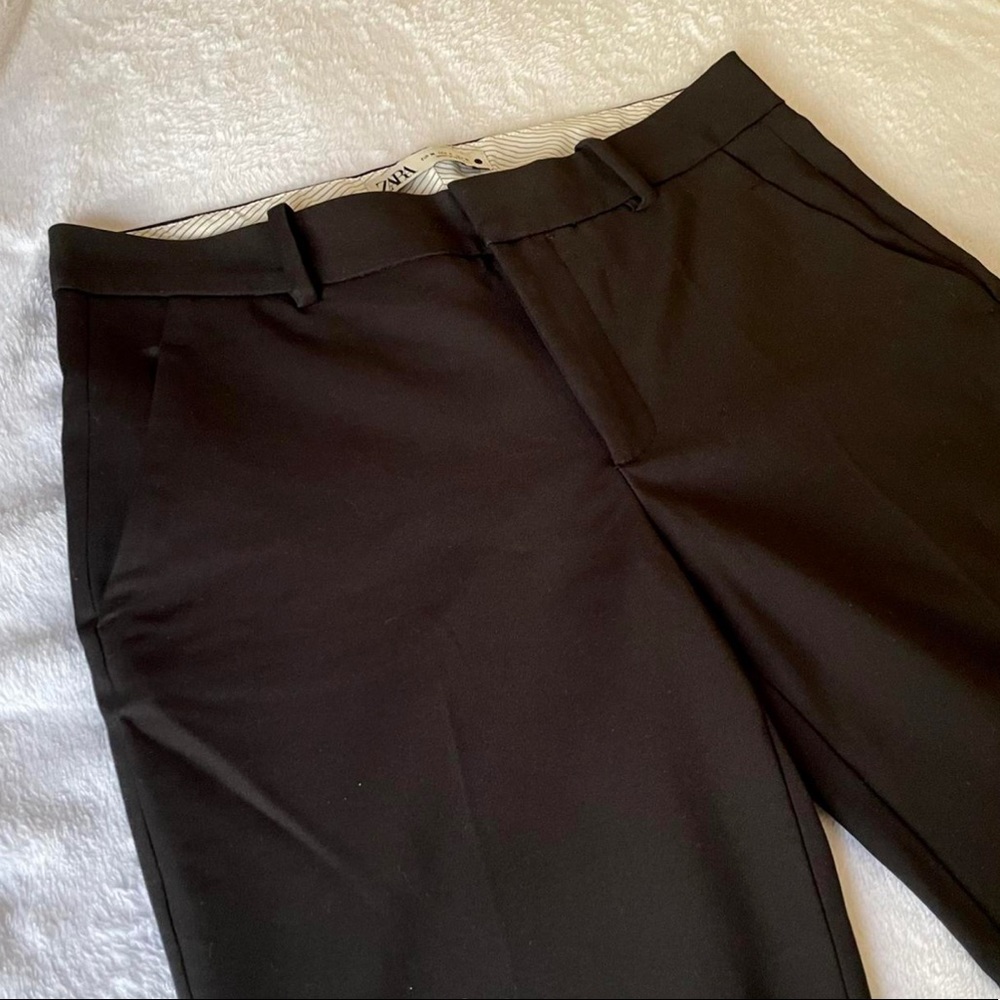 ZARA cropped trouser slacks